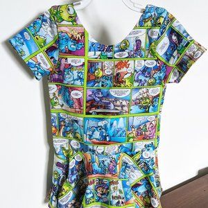 Disney skirted leo small shop handmade custom leotard monsters inc